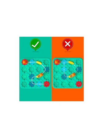 Kutulu Steam 4 Seviyeli Puzzle Labirent Araba Zeka Oyunu