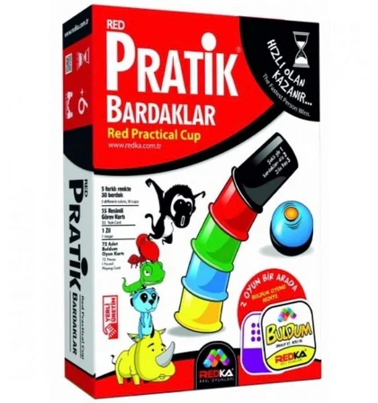 Kutulu Pratik Bardaklar Oyun