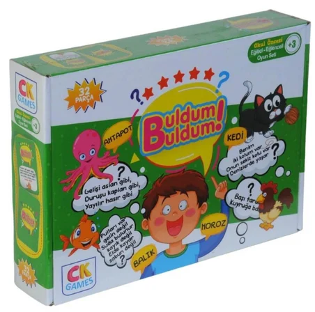 Kutulu 32 Parça Buldum Buldum Oyun