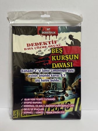 Dedektif Dava Çözme Oyunu  Beş Kurşun Davası