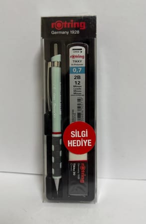 Versatil Opal Mavi Kalem 0.7+Min+Silgi Hediye