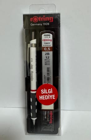 Versatil Beyaz Kalem 0.5+Min+Silgi Hediye