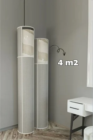 Hava Geçiren PVC Pencereli , Kapasiteli, Toz ve Nem Koruyucu Halı Kılıfı Hurcu – 4 m² ( Lisinya )