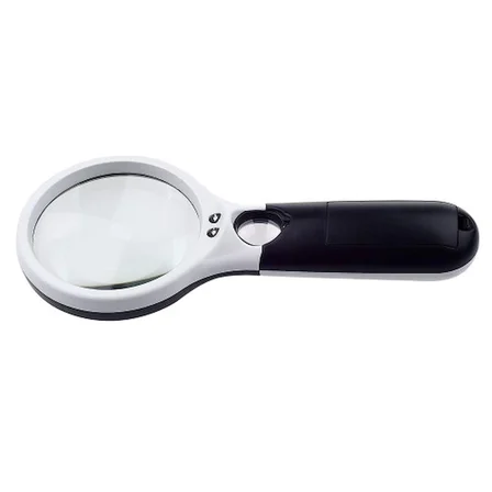 Nikula-3 Led Işıklı 3x75 mm 45x22 mm  El Büyüteç ( Lisinya )