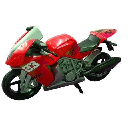 Moto Racing Yarış Motoru  29 cm Kırmızı (Lisinya)