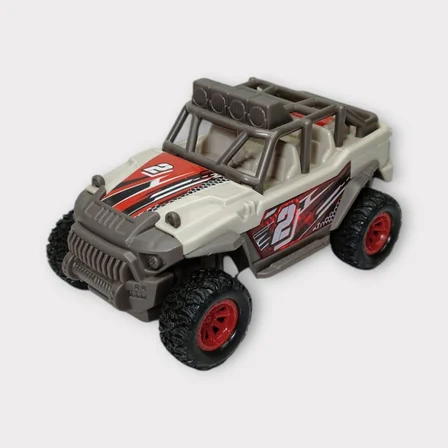 Maxx Wheels Sesli ve Işıklı Arazi Aracı Buggy - 666-18PA - Gri (Lisinya)