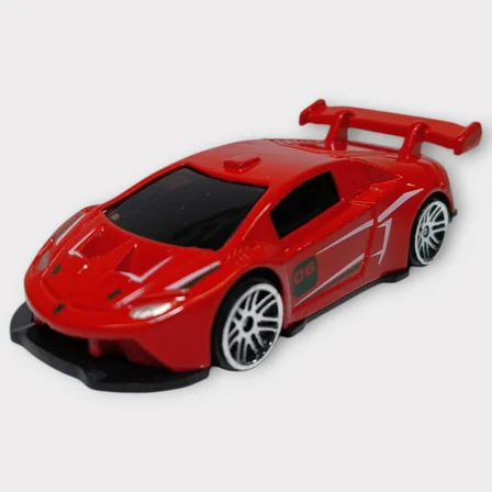Metal Mini Arabalar  8 cm - Kırmızı - 3 (Lisinya)