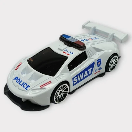 Metal Mini Polis Arabası  8 cm - Polis - 3 (Lisinya)