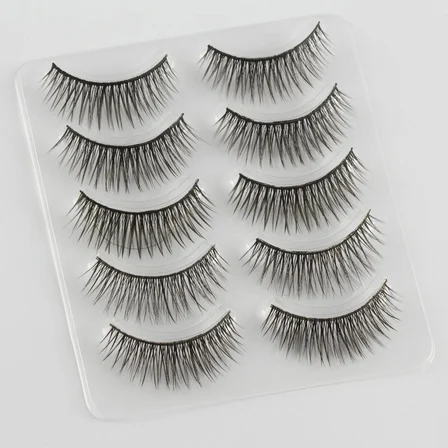 4 Parça Kirpik Seti Takma Kirpik Takımı 5li Kirpik Set Kirpik Kıvırıcı Kirpik Yapıştırıcı Rimel Mask