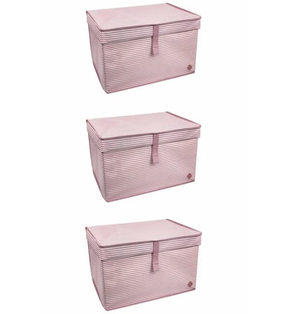 Çok Amaçlı Düzenleyici Kutu Organizer Cırt Cırtlı Hurç Mega Plus Boy 40cm X 30cm X 70cm (3 Adet) ( L