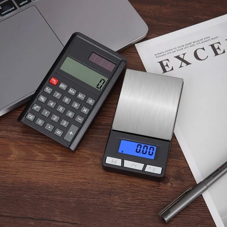 Lcd Ekran Elektronik Hesap Makineli Hassas Dijital Takı Altın Gram Ölçer Terazi (500g 0.1g) ( Lisiny