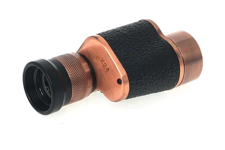 6x24  Baıgısh, Askeri Tarzi Pirinç Ve Deri Kaplamalı, Deri çantalı Monocular Dürbün Princ ( Lisinya 
