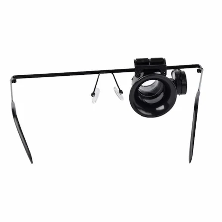 Nikula-Gözlük Model 20x16mm Optik Lens Led ışık Monoküler Büyüteç ( Lisinya )