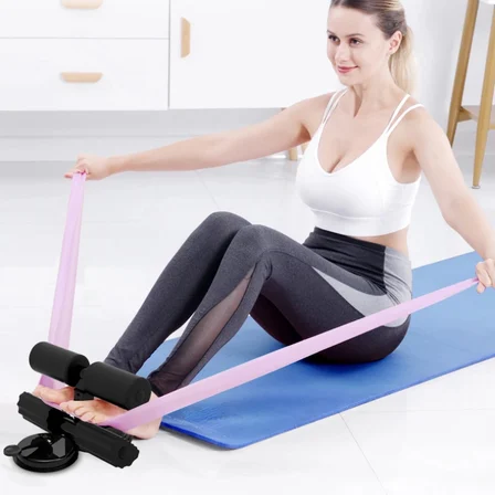 Mekik Çekme Spor Aleti Ayak Destekli Vantuzlu ( Lisinya )