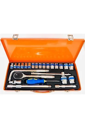 25 PARÇA 1/2 LOKMA SETİ CHROME VANADİUM PARLAK ( Lisinya )