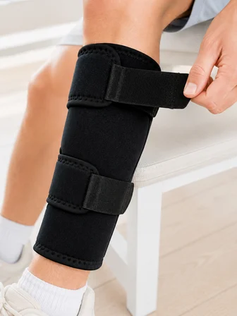 Alt Baldır Destekliği Çift Sabitleme Bantlı Ayarlanabilir Spor Baldırlığı - Lisinya