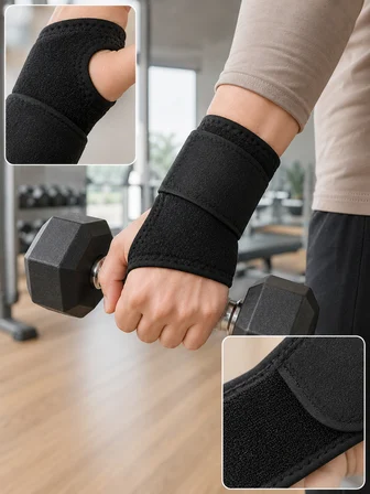Ayarlanabilir El Bilek Bandajı Başparmak Geçişli Bilek Desteği Günlük ve Spor Kullanım - Lisinya