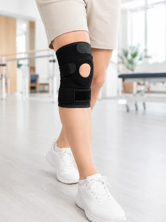 Kısa Ligamentli Dizlik Açık Diz Kapağı Ayarlanabilir Cırtlı Diz Destekleyici Spor Dizlik - Lisinya