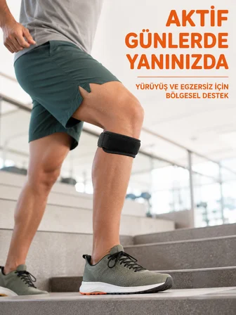 Tendon Bandı Ayarlanabilir Diz Altı Destek Bandı Spor ve Günlük Kullanım - Lisinya