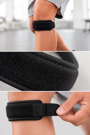 Sporcu Tendon Bandı Ayarlanabilir Diz Destek Bandı Koşu Fitness Egzersiz - Lisinya