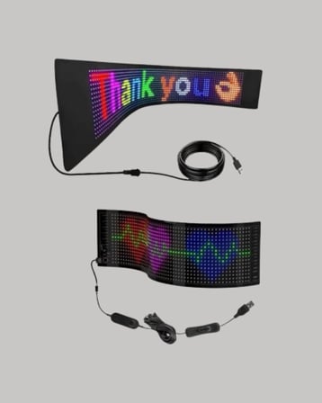 Gece Kullanıma Uygun  Pixel RGB LED Panel Estetik Atmosfer Işığı - Lisinya