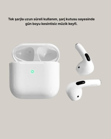 Dokunmatik Kontrollü 2. Nesil Bluetooth 5.0 Uzun Pil Ömürlü Kulaklık - Lisinya