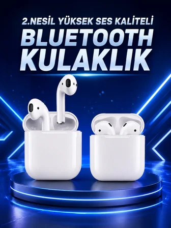 2.Nesil Yeni Model TWS Bluetooth Kulaklık Dokunmatik Kontrol Yüksek Ses Kaliteli - Lisinya