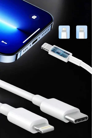 Iphone İOS Uyumlu Hızlı Şarj Kablosu Type C To Lightning 12 13 14 15 Pro Max - Lisinya