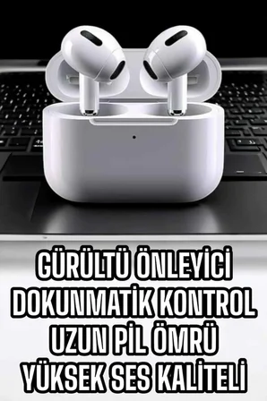 3.Nesil TWS Bluetooth Kulaklık Mikrofonlu ANC Özelliği Dokunmatik Kontrol - Lisinya