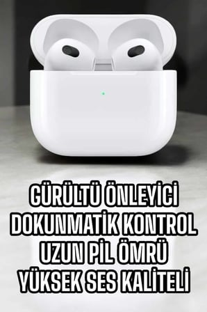 Bluetooth Kulaklık 3.Nesil Kablosuz Uzun Pil Ömrü Dokunmatik Kontrol - Lisinya