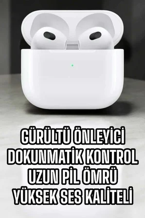 Bluetooth Kulaklık 3.Nesil Kablosuz Uzun Pil Ömrü Dokunmatik Kontrol - Lisinya