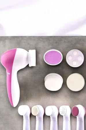 Taşınabilir Yüz Temizleme Cihazı Masaj, Peeling, Temizlik 5 Başlıklı - Lisinya