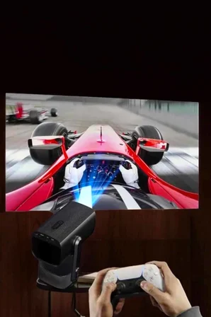 Taşınabilir Sinema Oyun Projektörü Akıllı Projeksiyon Android 11 - Lisinya