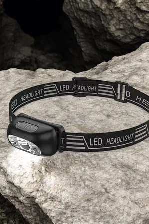 Kamp Lambası Led Işık Kafa Lambası Balıkçı Lambası Ayarlanabilir - Lisinya