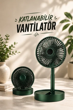 Soğutucu Vantilatör Telefon Standlı Mini Fan - Lisinya