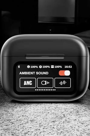 Bluetooth Kulaklık Kablosuz Ekranlı ANC/ENC Destekli Dokunmatik - Lisinya