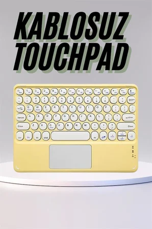 Profesyonel Wifi Q Klavye Bluetooth Klavye Touchpad 10.8 Inç Yeni Nesil - Lisinya