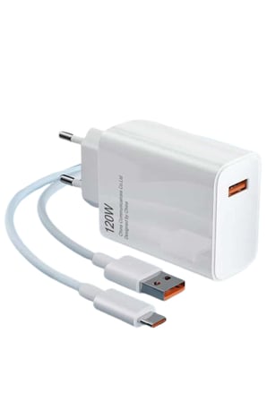 Turbo Hızlı Şarj Destekli 120W USB-C Şarj Seti - Lisinya