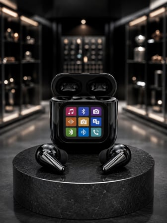 Akıllı Dokunmatik Kontrol AI Özellikli Bluetooth Kulaklık - Lisinya