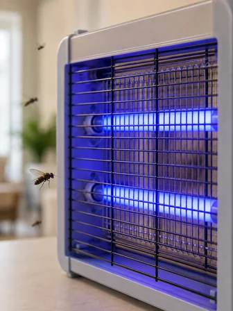 12W Elektrikli Sinek Öldürücü Çift UV Işıklı Asılabilir Böcek Öldürücü Lamba - Lisinya