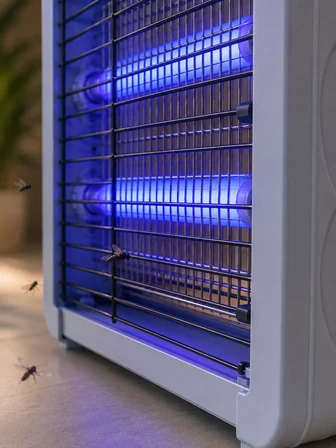 Elektrikli Sinek ve Sivrisinek Öldürücü 12W Çift UV Işıklı Böcek Lambası - Lisinya