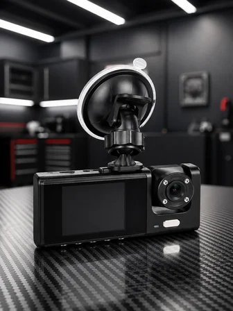 1080P Full HD Araç İçi Kamera WiFi Bağlantılı Çift Kameralı Geniş Açılı Araç Kayıt Kamerası - Lisiny