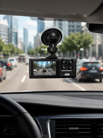 Araç İçi Kayıt Kamerası 1080P Full HD WiFi Destekli Ön ve Arka Kameralı Araç Kamerası - Lisinya