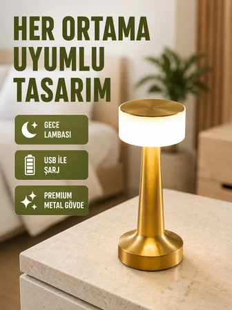 DEKORATİF MASA LAMBASI - Lisinya