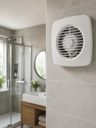 Banyo WC Mutfak Aspiratörü 16 W 120 mm Havalandırma ve Hava Tahliye Fanı - Lisinya