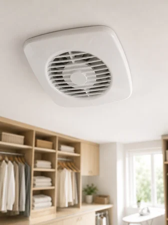 120 mm Havalandırma Fanı 180 m³/h Dekoratif Duvar ve Tavan Tipi Aspiratör - Lisinya