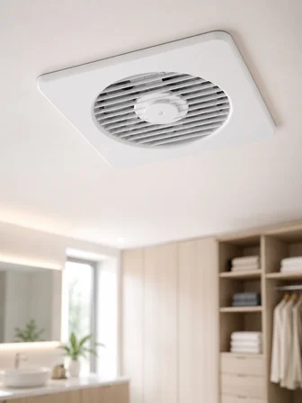 150 mm Duvar ve Tavan Tipi Aspiratör 20,8 x 20,8 cm 320 m³/h Hava Aktarım Kapasiteli - Lisinya