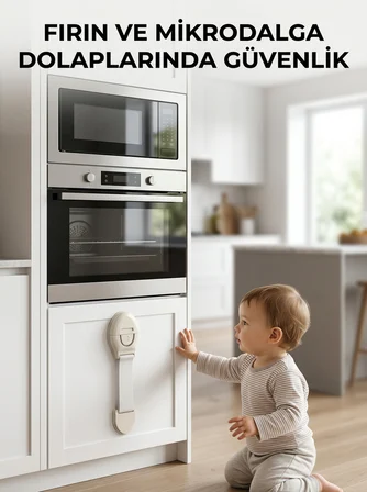Bebek Güvenlik Dolap Kilidi Çok Amaçlı Çocuk Emniyet Kilit Sistemi - Lisinya