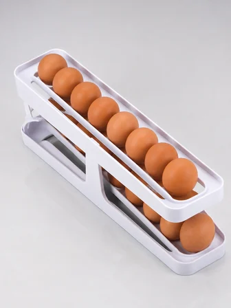Yumurta Düzenleyici Organizer Buzdolabı İçin Yer Tasarruflu Saklama Rafı - Lisinya