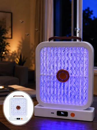 Elektrikli Sinek Öldürücü UV Işıklı Masaüstü Cihaz Beyaz Renk - Lisinya